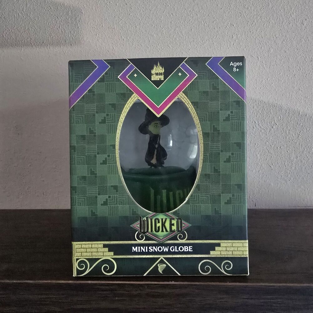 Wicked  The Movie Mini Snow Globe  Bad Witch Elfaba New In Box